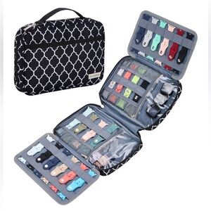 NWOT NICOGENA Case for 32 Watch/Bands Organizer and Accessory Storage (Bag Only)
